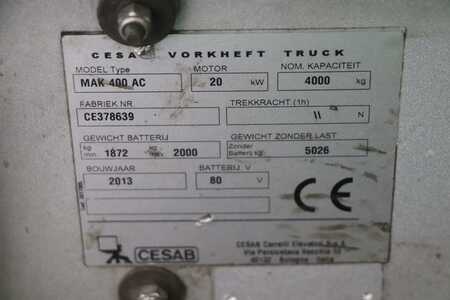 Elektryczne 4-kołowe 2013  Cesab MAK 400 AC (4) 