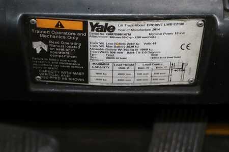 3-wiel elektrische heftrucks 2014  Yale ERP20VT (4) 