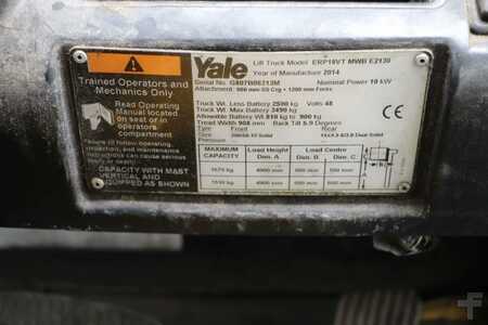 3-wiel elektrische heftrucks 2014  Yale ERP18VT (2)