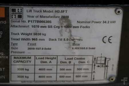 Dieselstapler 2018  Hyster H3.5FT (4)