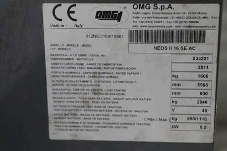 Schubmaststapler 2011  OMG NEOS II 16 SE AC (4)