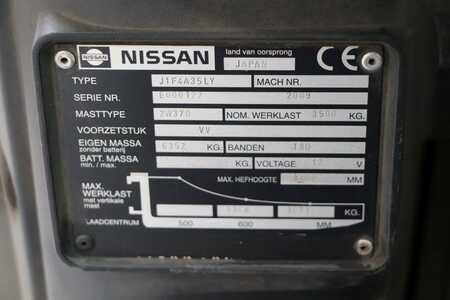 Chariot élévateur gaz 2009  Nissan J1F4A35LY (4)