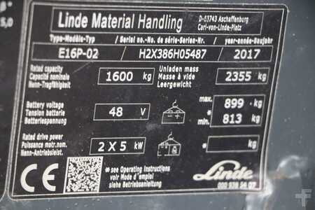 4-wiel elektrische heftrucks 2017  Linde E16P-02 (4)