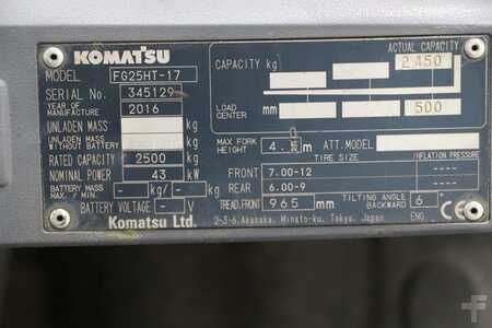 Chariot élévateur gaz 2016  Komatsu FG25HT-17 (4)