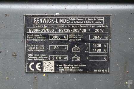 4-wiel elektrische heftrucks 2016  Linde E30H-01/600 (4)