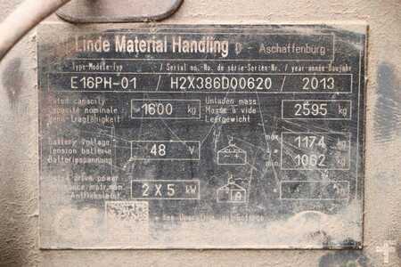 4-wiel elektrische heftrucks 2013  Linde E16PH-01 (4)