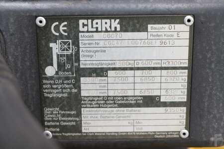 Chariot élévateur gaz 2001  Clark CGC70 (2)