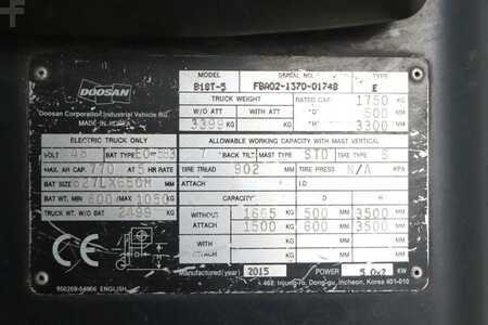Elektrisk- 3 hjul 2015  Doosan B18T-5 (4)