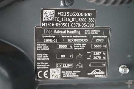 4-wiel elektrische heftrucks 2020  Linde E50HL-01 (4)