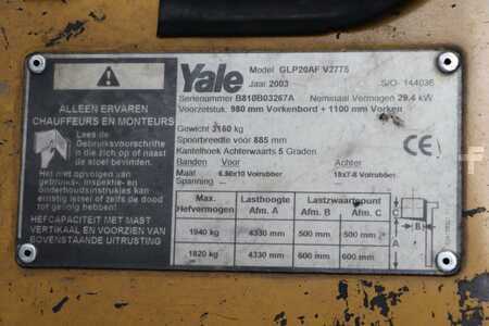 LPG heftrucks 2003  Yale GLP20AF (4)