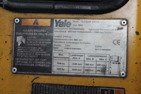 LPG heftrucks 2002  Yale GLP20AF (4)