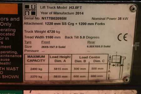 LPG VZV 2014  Hyster H3.0FT (4)