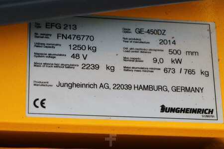 Elektro 3 Rad 2014  Jungheinrich EFG 213 (4)