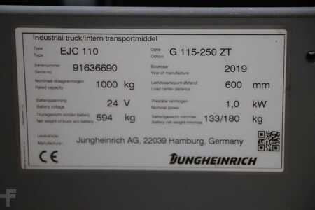 Hochhubwagen 2019  Jungheinrich EJC 110 (6)