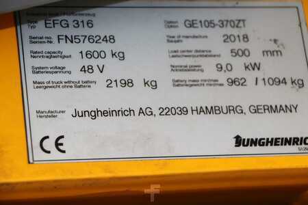 Elektrisk- 4 hjul 2018  Jungheinrich EFG 316 (4)