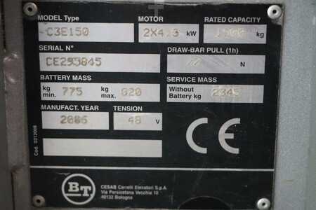 Carrelli elettrici 3 ruote 2006  BT C3E150 (4)