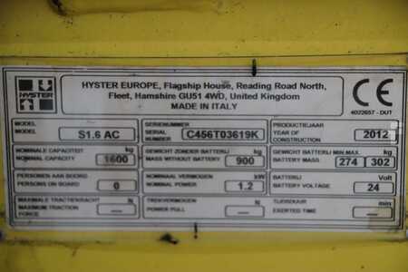 Stapelaars 2012  Hyster S1.6 (4)