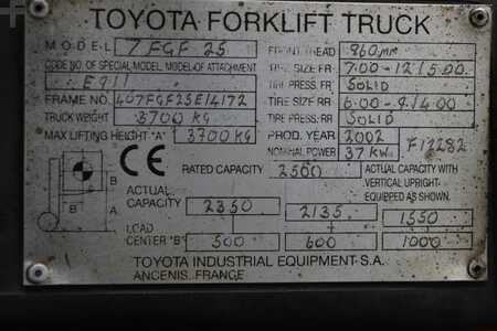 LPG Forklifts 2002  Toyota 42-7FGF25 (4)