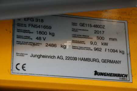 Elektro 4 Rad 2017  Jungheinrich EFG 318 (4)