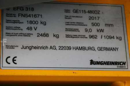 Elektro 4 Rad 2017  Jungheinrich EFG 318 (4)