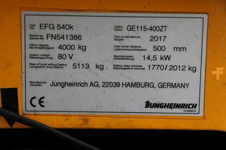 Elektro 4 Rad 2017  Jungheinrich EFG 540k (4)