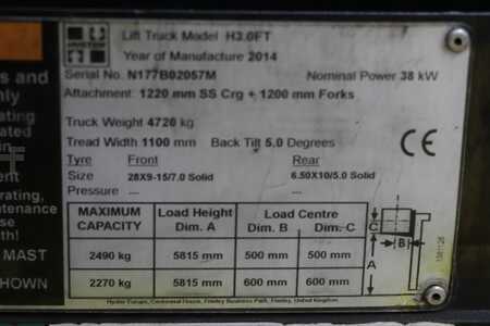 LPG Forklifts 2014  Hyster H3.0FT (4)