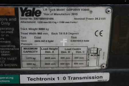 Wózki widłowe diesel 2015  Yale GDP35VX (4)
