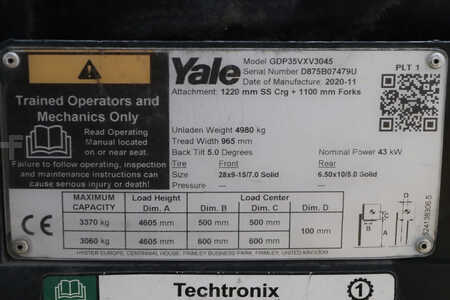 Diesel truck 2020  Yale GDP35VX (4)