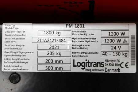 Niederhubwagen 2021  Logitrans PM 1801 (4)