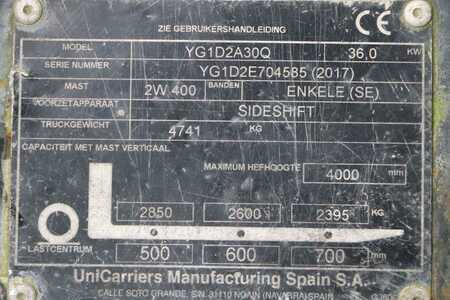 Dieselstapler 2017  Unicarriers YG1D2A30Q (2)