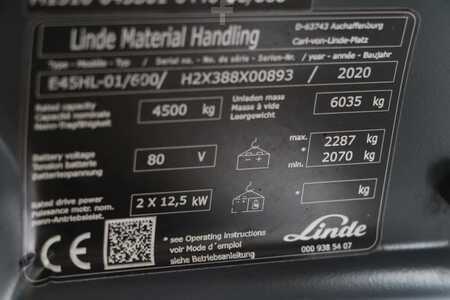 Electric - 4 wheels 2020  Linde E45HL-01/600 (4)