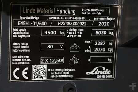 Electric - 4 wheels 2020  Linde E45HL-01/600 (4)