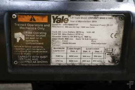 Elektro 3 Rad 2016  Yale ERP20VT (2)
