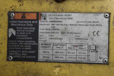 Treibgasstapler 2018  Hyster H2.0XT (4)