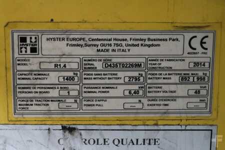 Carrelli retrattili 2014  Hyster R1.4 (4)