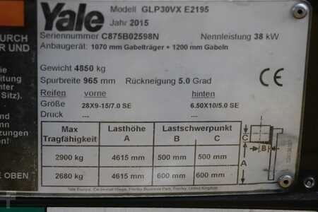 Wózki gazowe 2015  Yale GLP30VX (2)