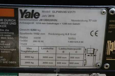 Chariots élévateurs GPL 2015  Yale GLP40VX5 (4)