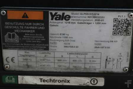 Wózki gazowe 2020  Yale GLP55VX (4)