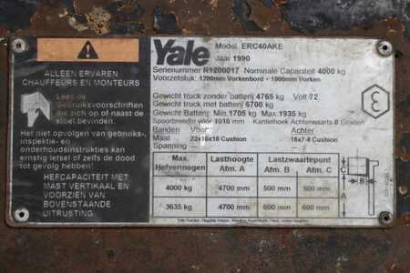 Carrelli elettrici 4 ruote 1990  Yale ERC40AKE (4)