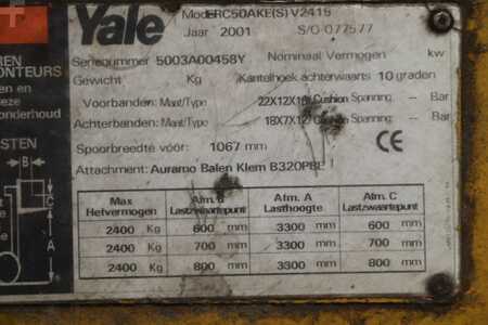 Carrelli elettrici 4 ruote 2001  Yale ERC50AKE (4)