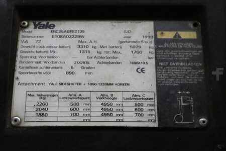 Carrelli elettrici 4 ruote 1999  Yale ERC25AGF (4)