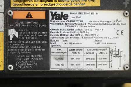 Carrelli elettrici 4 ruote 2009  Yale ERC55HG (2)