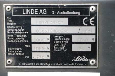 Elektryczne 4-kołowe 2001  Linde E30/600-02 (4)