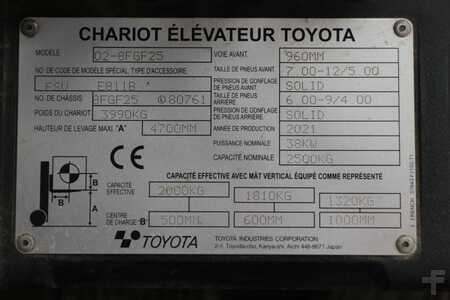 Wózki gazowe 2021  Toyota 02-8FGF25 (2)