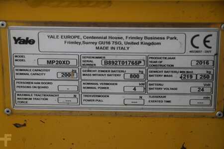 Pallet Stackers 2016  Hyster MP20XD (4)
