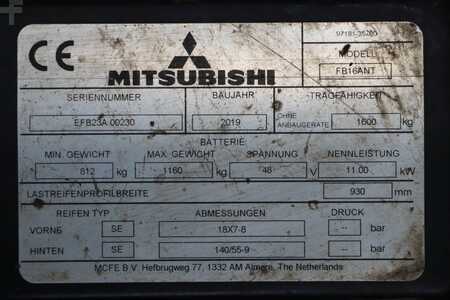 Electric - 3 wheels 2019  Mitsubishi FB16ANT (4)