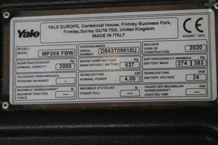 Transpaleta eléctrica 2020  Yale MP20X (4)