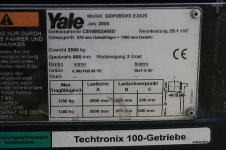 Wózki widłowe diesel 2006  Yale GDP20SVX (4)