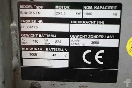 Carrelli elettrici 3 ruote 2008  Cesab Blitz 315 FN (4)