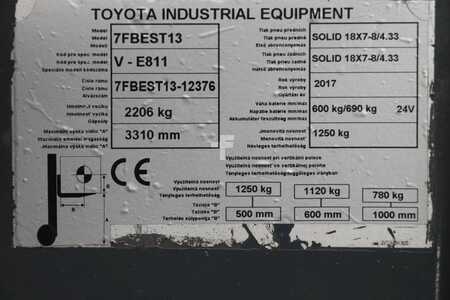 3-wiel elektrische heftrucks 2017  Toyota 7FBEST13 (4)